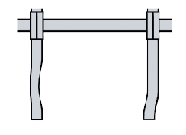 Bent beams and uprights