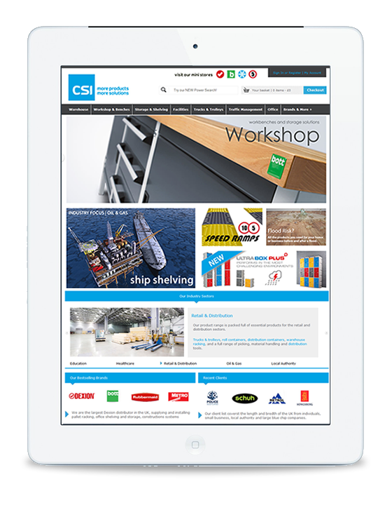 CSI Products website